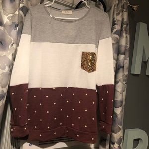 Tri Color sweatshirt